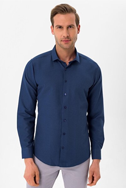 SÜVARİ Кутовий манжет, вузький крій, сорочка з армурою