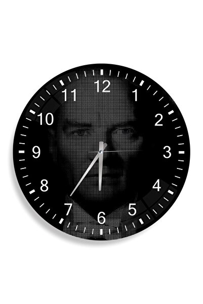 EMYA HOME Atatürk Cam Saat  40 cm