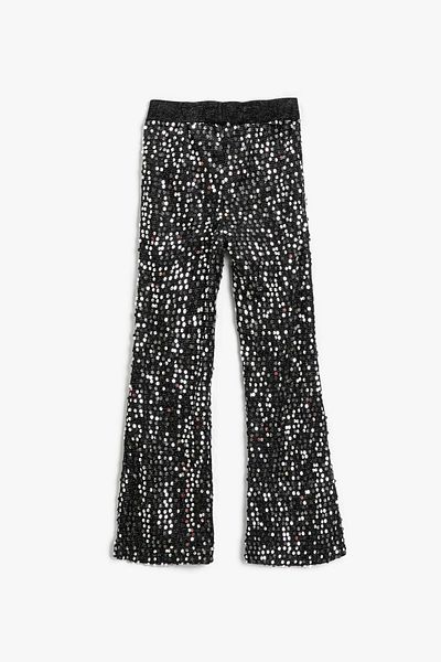 Koton Schwarze Mädchenjeans 3WKG40273AK