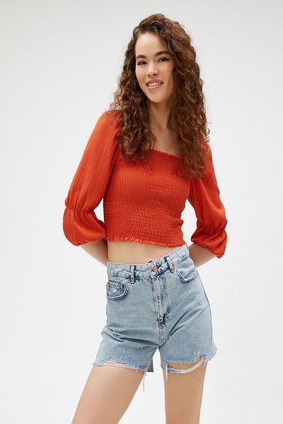 Koton Women's Orange T-Shirt
