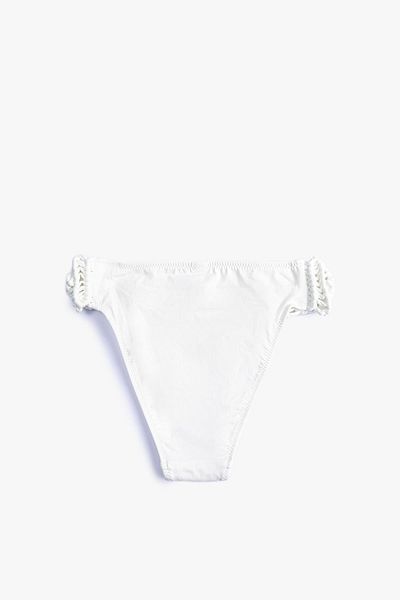 Koton Off-White-Bikinihose für Damen