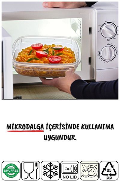 Nandy Home Microwave Suitable 5 Liter Master Square Storage Container
