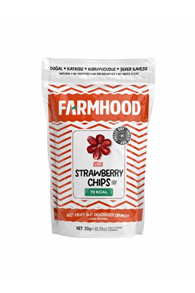 Farmhood Freeze Dried Çilek Cipsi