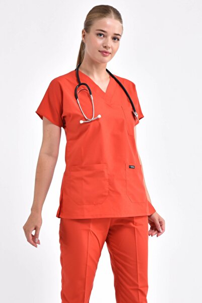 Owlet Medikal Set uniformă chirurgicală cu flori de rodie