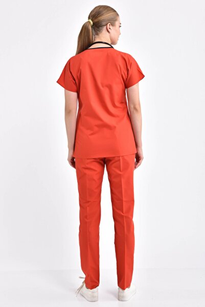 Owlet Medikal Set uniformă chirurgicală cu flori de rodie