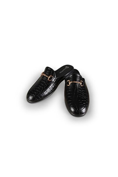 DAMATCA Black Men's Guest House Dowry and Groom Slippers