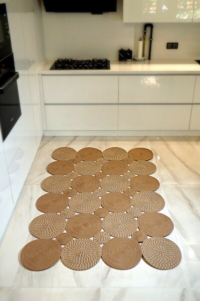 MaVaux Kopya - Blackthorn Dikdörtgen Jüt Siyah Kilim