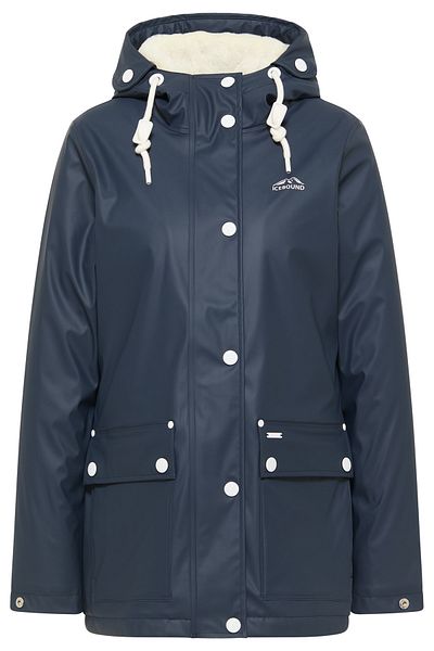 Icebound Regenjacke mit Faux-Fur Innenfutter urban rain