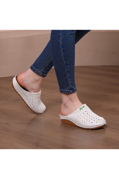 Fatex Παντόφλες Νοσοκόμας σε λευκό χρώμα Sabo Doctor