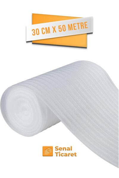 senal ticaret 50 Metre X 30 Cm Rulo Şilte Porselen Tabak Bardak Cam Eşya Sarm...