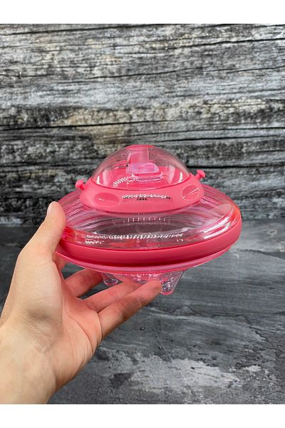 YzHome زجاجة مياه معلقة أكريليك ملونة فاخرة موديل UFO 700 مل