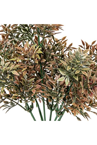 Herdekora Basilă artificială maro 35 cm. Protecție UV - Compatibil în exterior