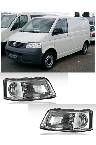 AUTOMAXIPARTS Volkswagen Transporter T5 Sağ+sol Ön Far Lambası Takımı 2003-2010