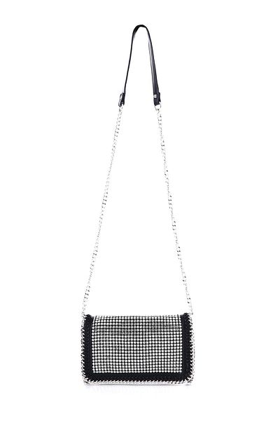 ÇÇS Black-silver 17220 Women's Shoulder Strap Handbag