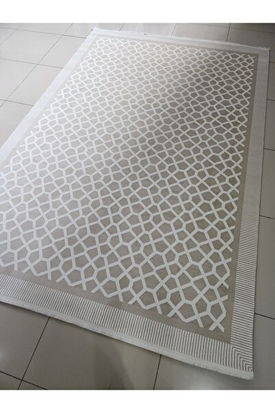 Festival Halı Bahariye Halı Simge B785x Bej Beyaz Modern 6 M2 Halı