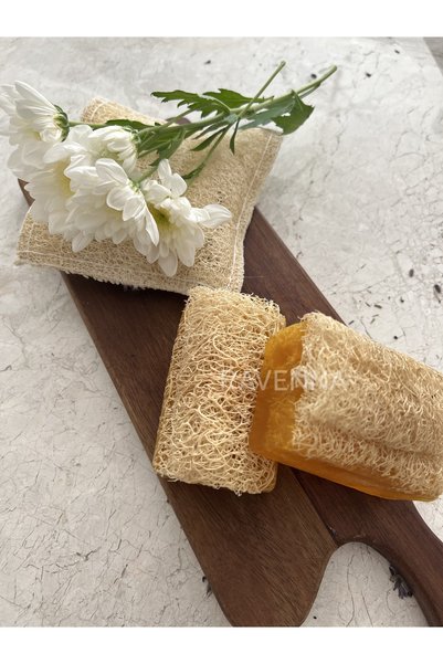 RAVENNA Natural Pumpkin Fiber Handmade Chamomile Soap