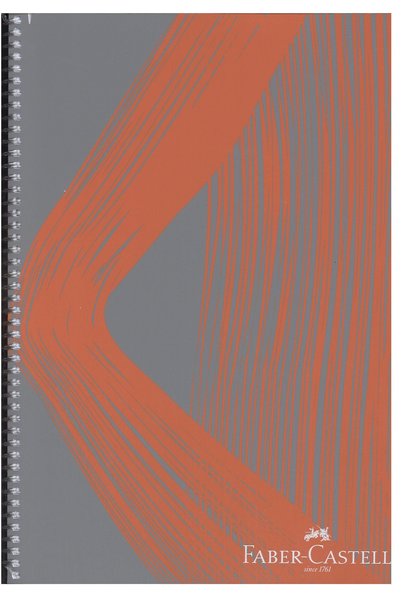 Faber Castell Waves Cover Notebook 100 Sheets Lined 4 Pieces