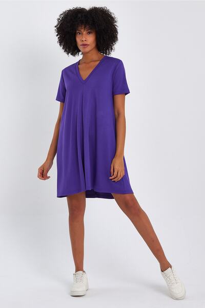 ALEXANDERGARDI Rochie tunică cu decolteu în V (b23-002100)