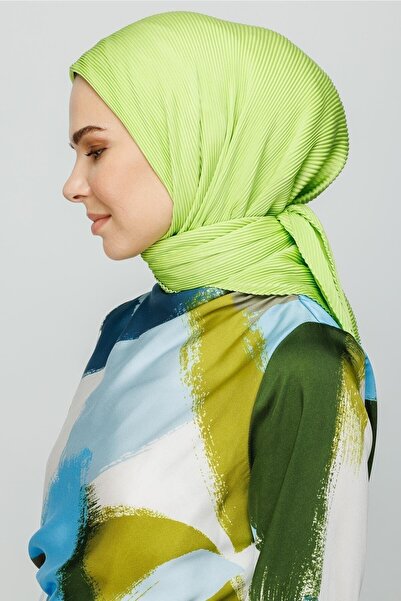 Mooncorn Φουλάρι με πράσινη πιέτα φιστίκι