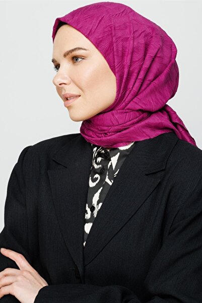 Mooncorn Pleated Bamboo Plum Scarf