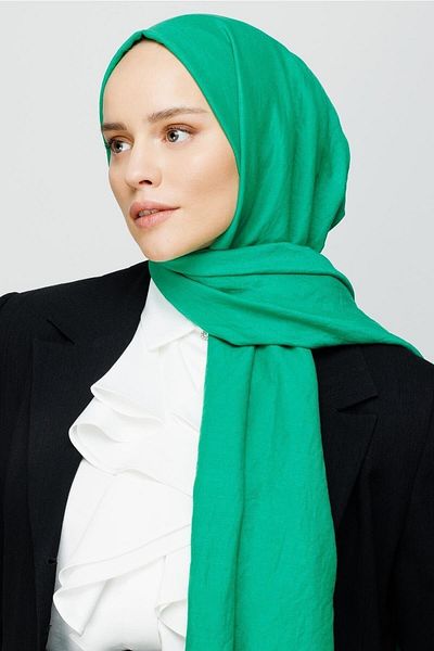 Mooncorn Πράσινο βαμβακερό σάλι Benetton