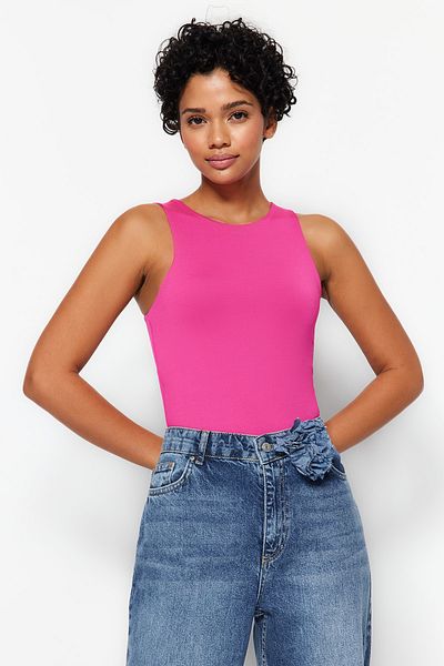 Trendyol Collection Body - Rosa - Slim Fit