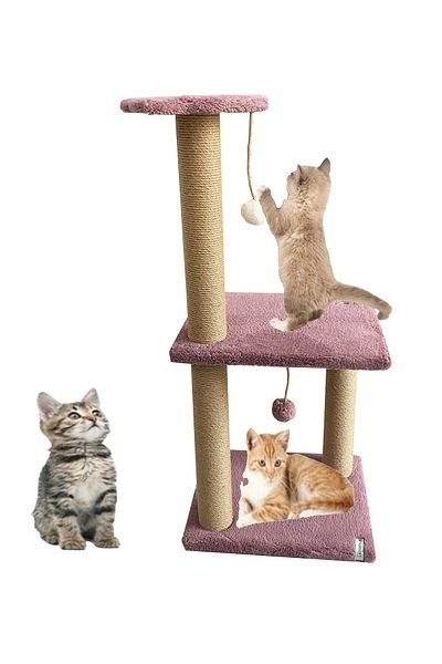 Nursoft Mega Size Step Cat Scratching Board - Dried Rose