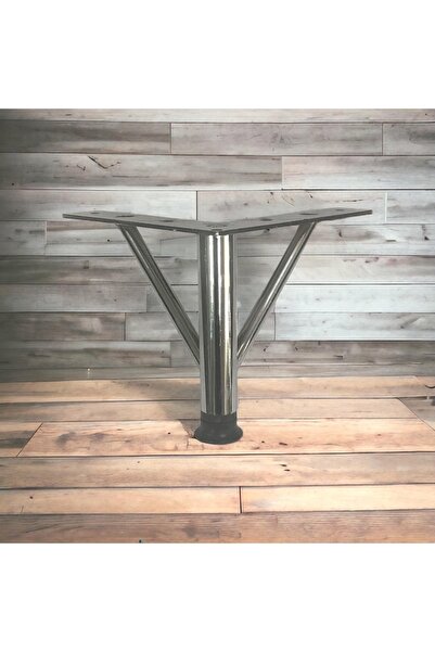 EYM 4 Bucăți Picior Agrafă Metal 15 Cm Crom Mobilier Picior Scaun