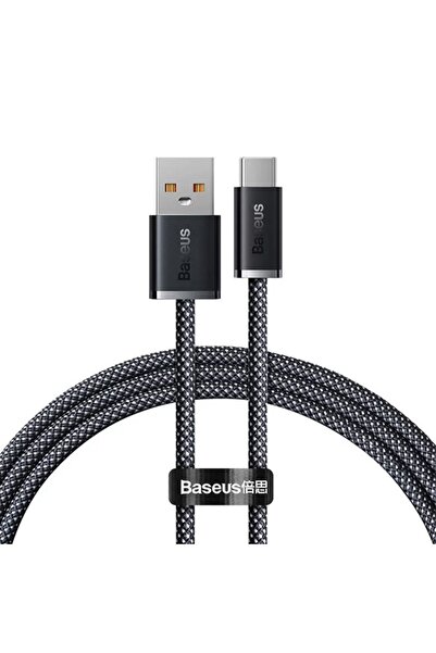 Ally Baseus Dynamic Series 100w Usb la Type-c Hızlı Şarj Kablosu 1 Meter Gri