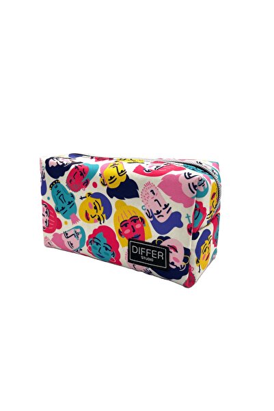 Differ Studio Human Patterned Waterproof Large Internal Volume Pen Holder/mak...