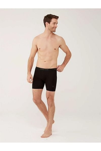 U.S. Polo Assn. Ανδρικό σετ μπόξερ - Πακέτο 3, μακριά πόδια, βαμβάκι και λύκρα