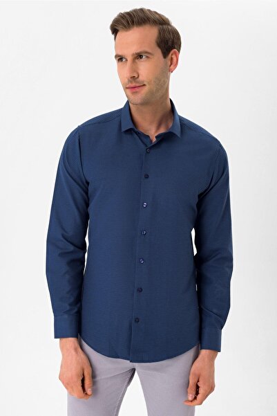 SÜVARİ Кутовий манжет, вузький крій, сорочка з армурою