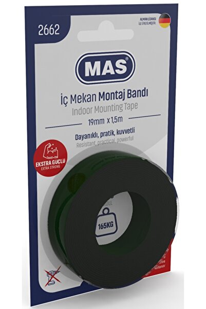 Mas Монтажна стрічка «Mekan Extra Güç» 19 мм × 1,5 м 2662 1 штука