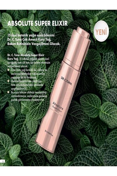 Farmasi Dr.c.tuna - Absolute Super Elixir Dry Oil 25 ml