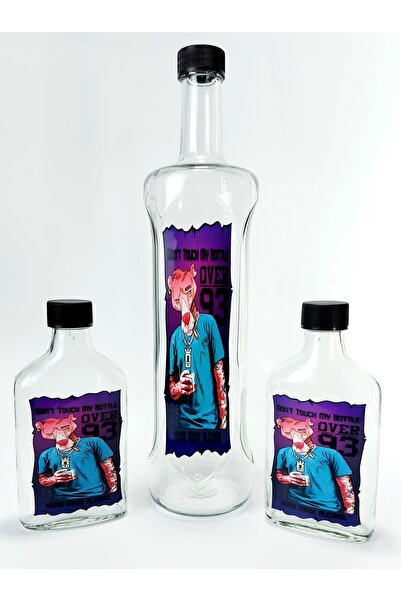 HAZKAT Şişe Seti Pink Panter 3'lü Set
