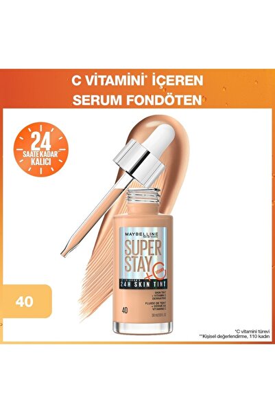 Maybelline New York Super Stay Skin Tint Fondöten - 40
