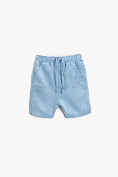 Koton Pantaloni scurți și bermude albastru deschis pentru bebeluș 2SMB40014TW