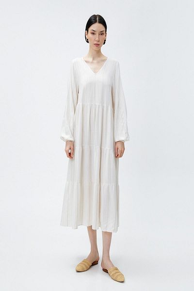 Koton Women's Beige Dress 3SAK80043CW