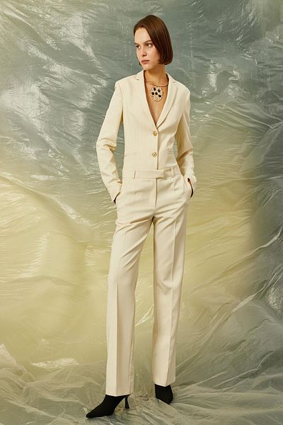 Koton Ecru-Jumpsuit für Damen