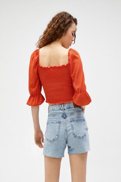 Koton Dámské oranžové tričko