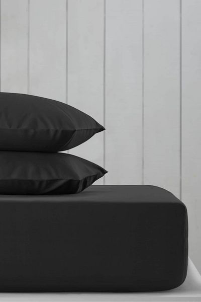 stay home ملاءة سرير مسطحة مزدوجة القطن 100% مقاس 220x240 + 2 كيس وسادة