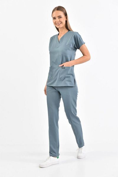 Owlet Medikal Costum chirurgical albastru antracit Lycra