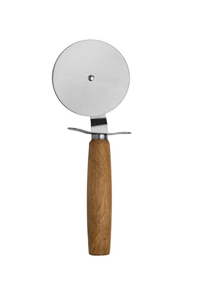 Kitchen Design Lab Bambu Saplı Pizza Ve Hamur Kesme Ruleti 18 Cm