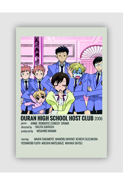 fırsatlar diyarı Ouran High School Host Club Anime Info Card Bilgi Kartı Mini...