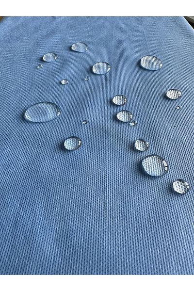 Fabemax 6-Piece Stretcher Cover Inspection Table Cover Massage Cover Liquid-Proof Bed Cover Navy Blue