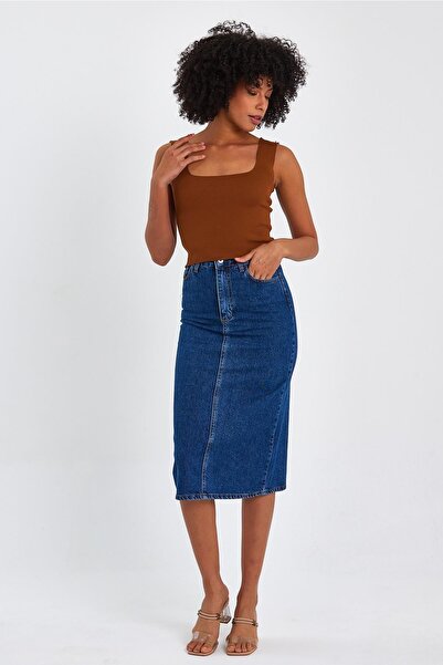 ALEXANDERGARDI Square Collar Crop Tank Top (a90779-s)