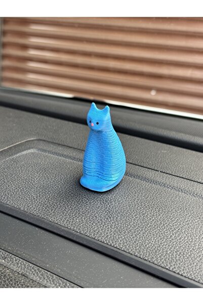 3dbaydesign ملحق صندوق القفازات الهزاز للقطط من نيو تريند (أزرق)