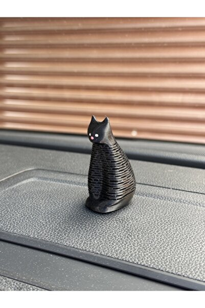 3dbaydesign ملحق صندوق القفازات الهزاز للقطط من نيو تريند (أسود)