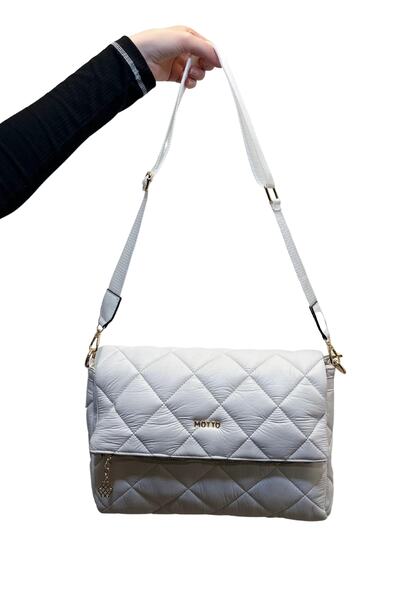 MOTTO Kapitone Desenli El Ve Omuz Çantası