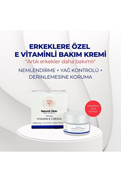 Erkeklere Özel E Vitaminli Bakım Kremi